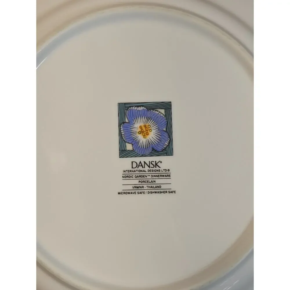 Dansk NORDIC GARDEN Porcelain Salad Plate